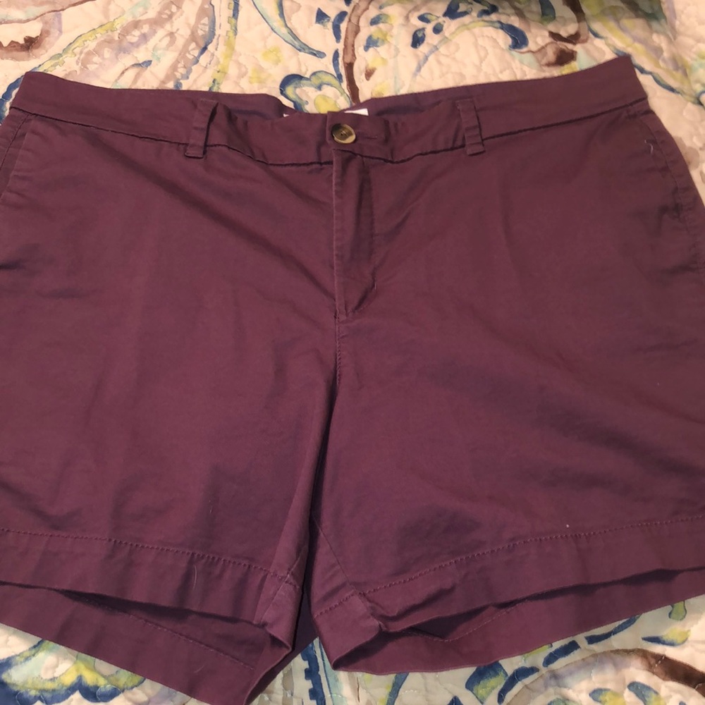 Purple shorts
